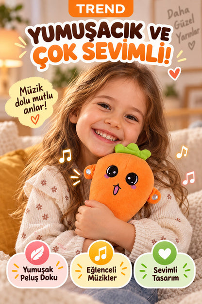 Dokunmatik Müzikli Muz Peluş Oyuncak