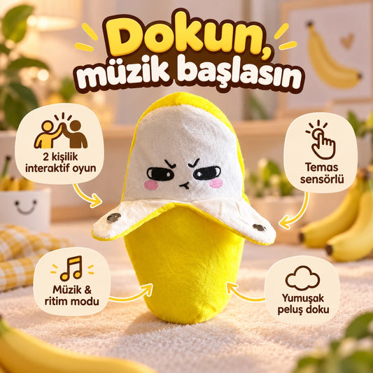 Dokunmatik Müzikli Muz Peluş Oyuncak